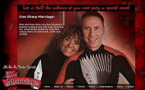 One Sharp Marriage, Knife Throwing Couple
