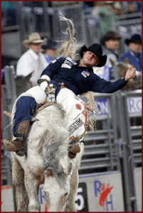 Clint Cannon , Bronc Rider