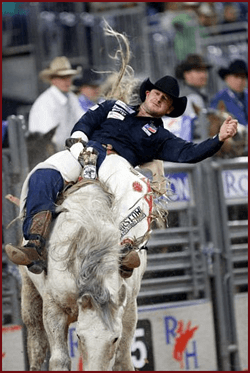 Clint Cannon , Bronc Rider