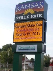 Kansas State Fair sign