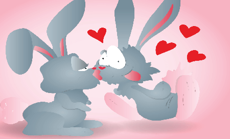 Valentine Day Rabbits