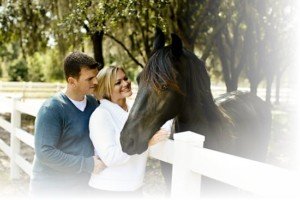 Couple with a Horse