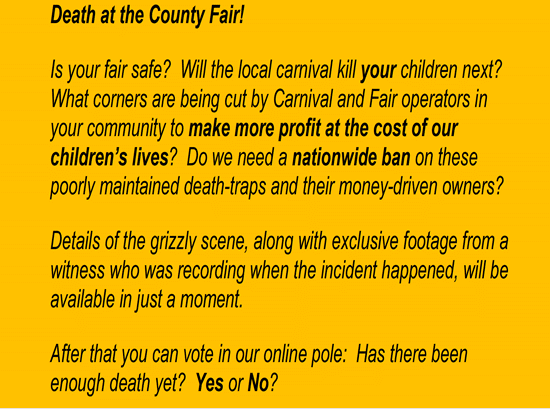 Death at the County Fair