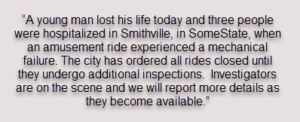 young man lost his life