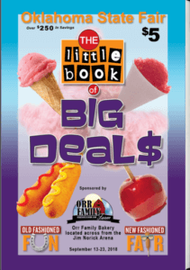 Oklahoma State Fair Coypon Book