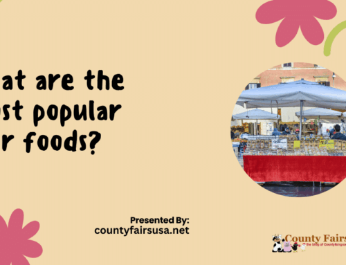 What are the most popular fair foods?