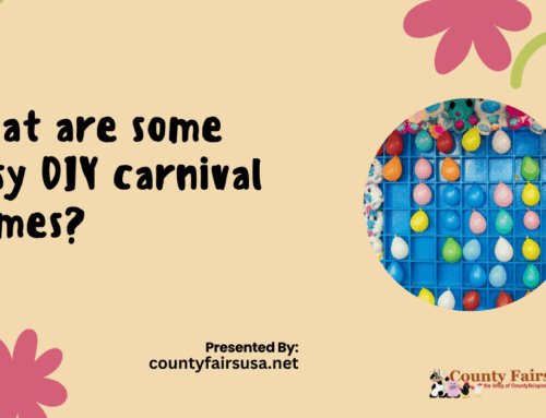 What are some easy DIY carnival games?
