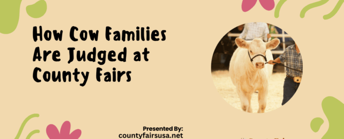 How Cow Families Are Judged at County Fairs