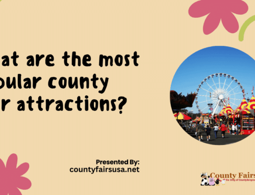 What are the most popular county fair attractions?
