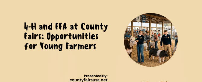 4-H and FFA at County Fairs: Opportunities for Young Farmers